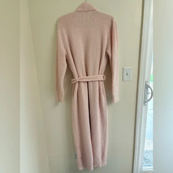 UGG Linny Plush Robe Baby Pink Ultra Cloud Soft Cozy Lounge Robe M Cozycore EUC - Picture 7 of 7